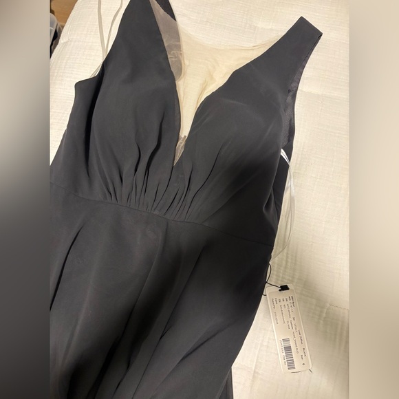 NWT Jenny Yoo Ryan Deep Color Black Size 6 - Picture 2 of 3